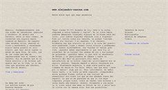 Desktop Screenshot of alejandro-casona.com